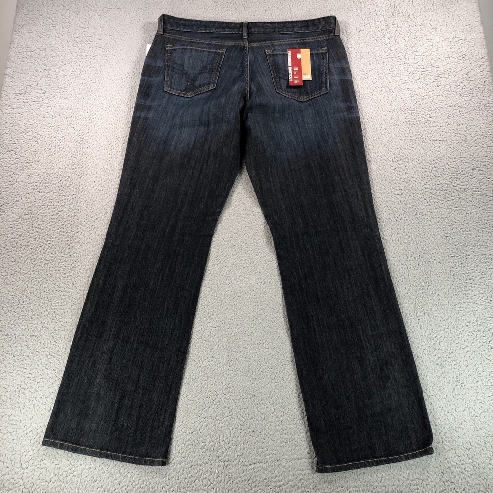 Gap Jeans Womens 14R 38x33 Blue Booutcut Y2K Slim Low Rise Stretch Premium NEW